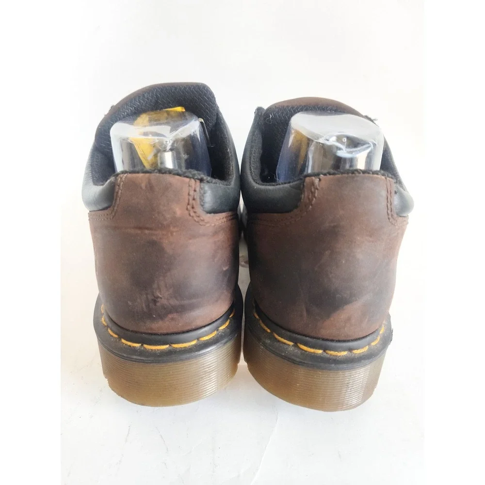 Dr. Martens Work Boots Size 11 Steel Toe Shoes Industrial Brown Winch Leather